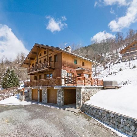 Chalet Himalaya , 10 Person Chalet With 5 Ensuite Bedrooms And Outdoor Jacuzzi In Meribel Centre Kültér fotó